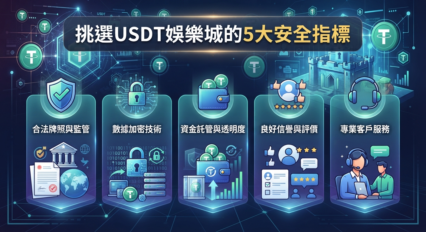 挑選USDT娛樂城的5大安全指標