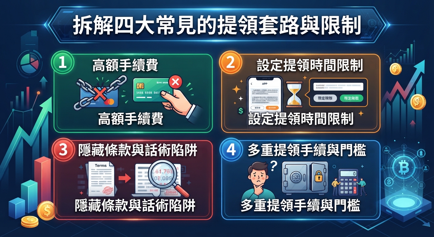 拆解四大常見的提領套路與限制